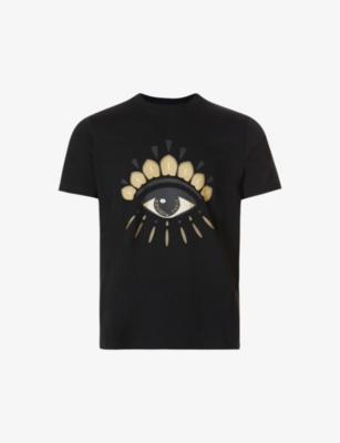 kenzo eye print t shirt