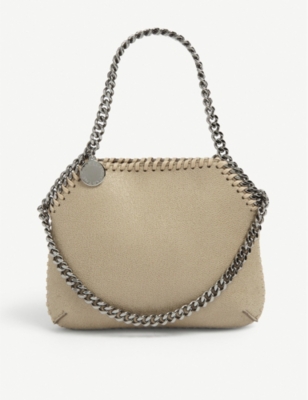 faux leather shoulder bag