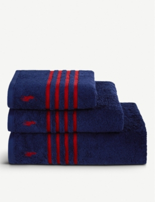 POLO RALPH LAUREN MARINE TRAVIS MARINE GUEST TOWEL 40CM X 75CM GUEST TOWEL