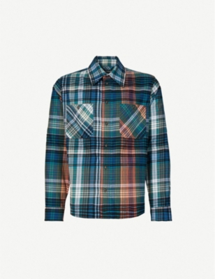 check shirt flannel off white