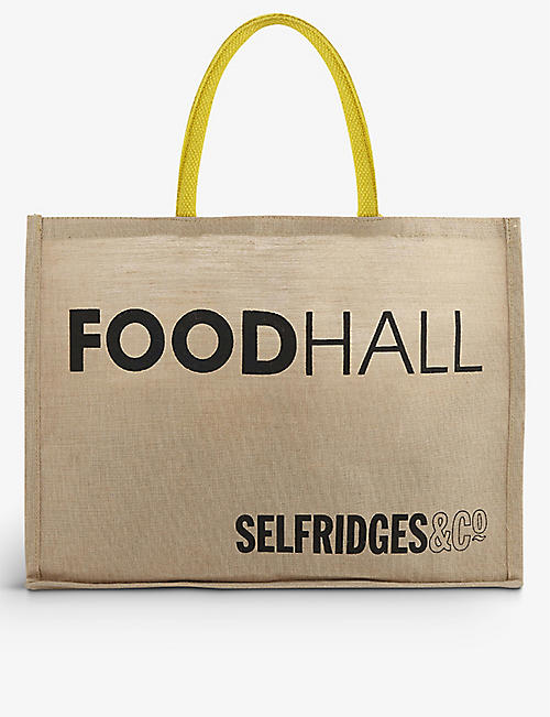SELFRIDGES SELECTION: Logo-print reusable food bag