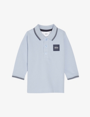 Selfridges & Co Clothing T-shirts Polo Shirts Logo-embroidered cotton polo shirt 3 months-3 years 