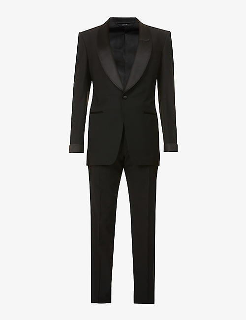 TOM FORD: Atticus-fit stretch-wool tuxedo suit