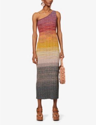 missoni one shoulder dress