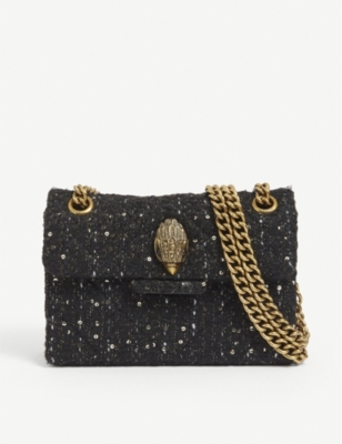 kurt geiger tweed mini kensington bag