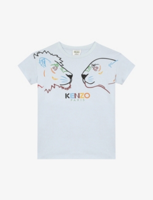 KENZO - Logo-print cotton T-shirt 4-14 