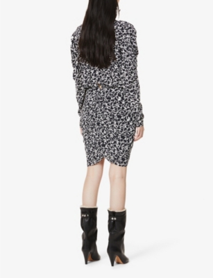 ISABEL MARANT ÉTOILE Selwyn abstract-print crepe midi dress