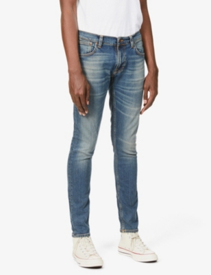 nudie jeans tight terry dark beach