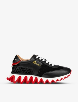 CHRISTIAN LOUBOUTIN: Loubishark Donna leather trainers