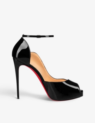 christian louboutin ankle strap pumps