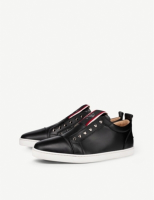 CHRISTIAN LOUBOUTIN F.A.V Fique A Vontade leather low-top trainers