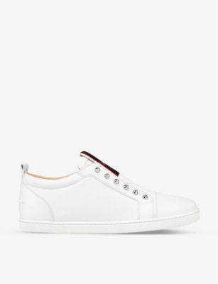 CHRISTIAN LOUBOUTIN - F.A.V Fique a Vontade leather trainers ...