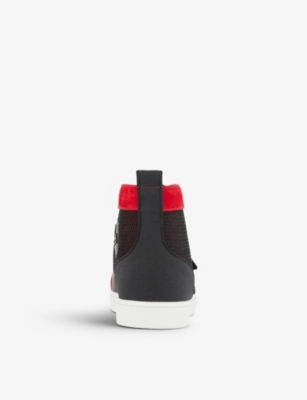 louboutin mens trainers black