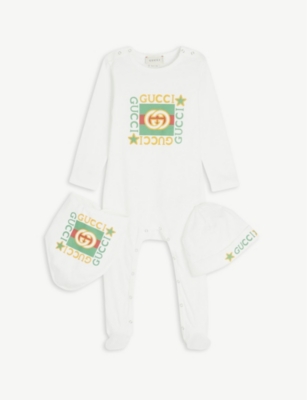 gucci baby grow set