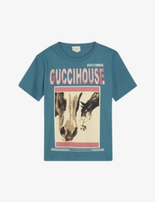 gucci horse shirt