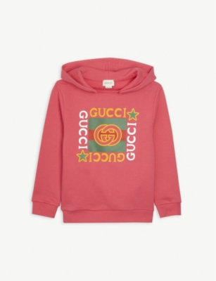 GUCCI: GG-insignia cotton hoody 4-10 years