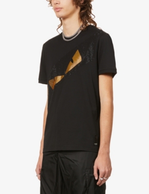 Fendi embellished shop t shirt