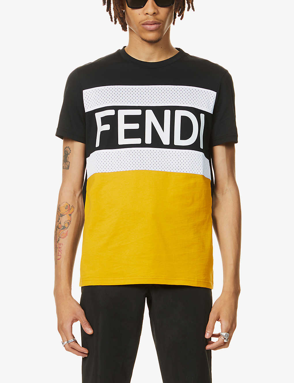 FENDI - FENDI Tシャツ ネイビー 新品未使用 タグ付き フェンディ
