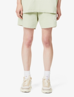 high rise cotton shorts