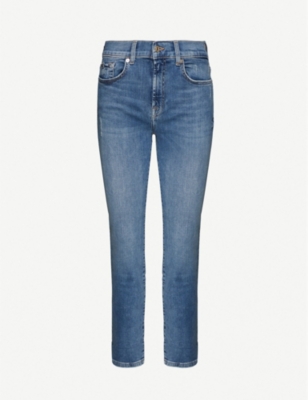 7 for all mankind high rise jeans