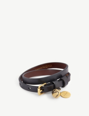 alexander mcqueen skull belt