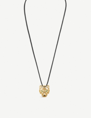 Panthère de Cartier 18ct yellow-gold, garnet and onyx necklace