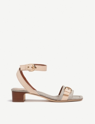 lk bennett tan sandals