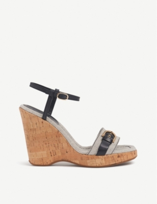 lk bennett wedge sandals