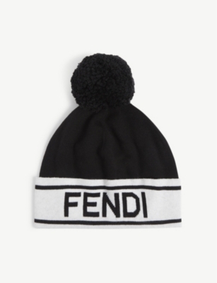FENDI - Logo-embroidered cotton-blend 