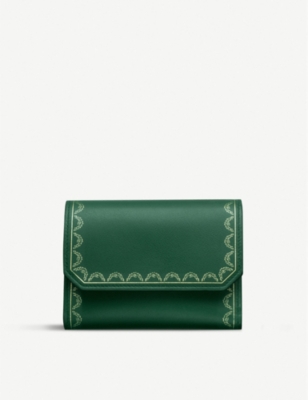 cartier green wallet