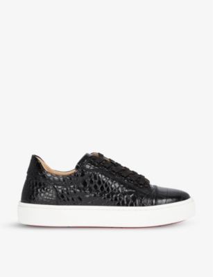 CHRISTIAN LOUBOUTIN Vieirissima leather trainers