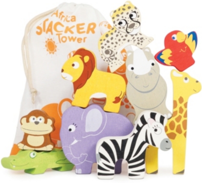 LE TOY VAN: Africa Stacking Tower and Bag