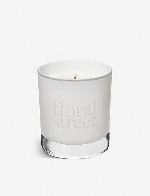 FLORAL STREET: White Rose scented candle 200g