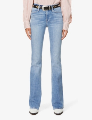 frame le high waist flare jeans
