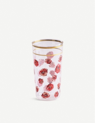 SELETTI: Toiletpaper printed glass tumbler 13cm