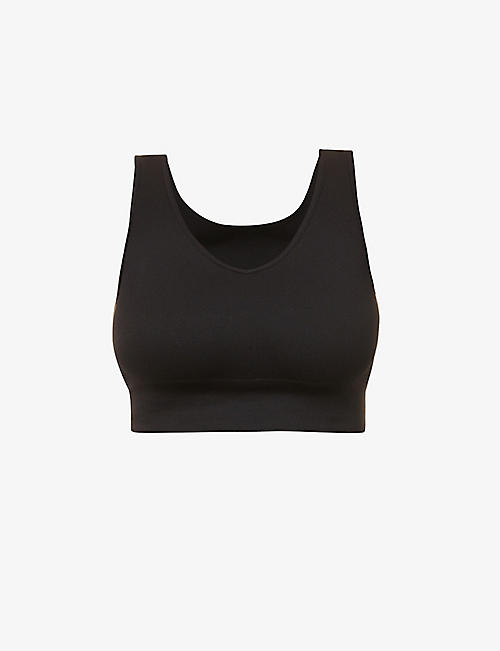 SPANX ACTIVE: Look At Me Now cropped stretch-woven top