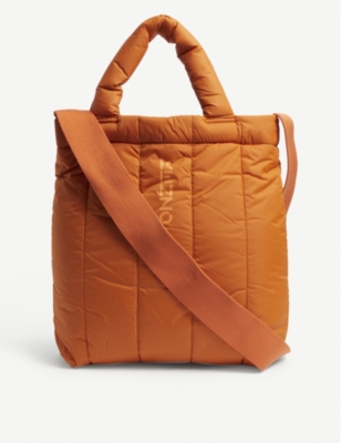 quilted nylon tote