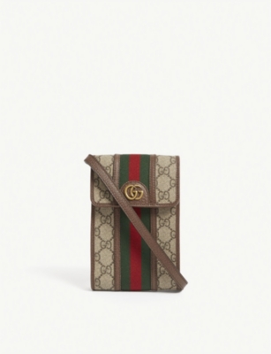 GUCCI: GG Ophidia phone canvas cross-body wallet