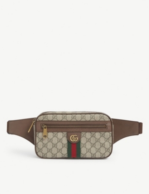 Ophidia gg supreme canvas belt outlet bag