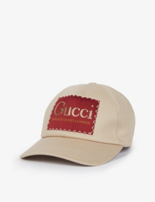gucci logo cap