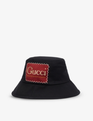 black gucci bucket hat