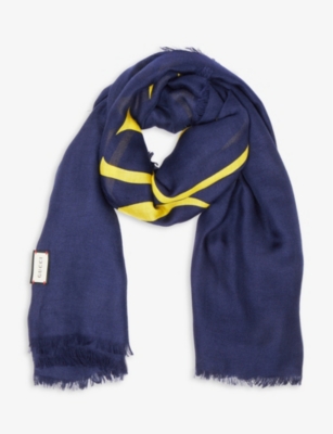 gucci scarf selfridges