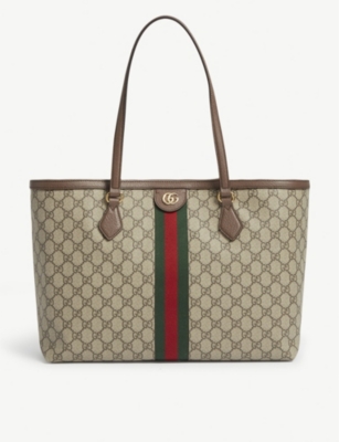 gucci canvas tote