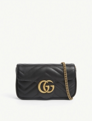 GUCCI - GG Marmont Super Mini leather shoulder bag | Selfridges.com