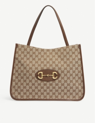 gucci logo print bag