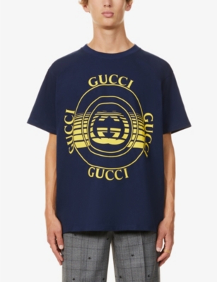 GUCCI - Logo-print cotton-jersey T 