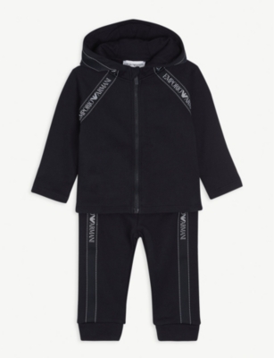 armani cotton tracksuit