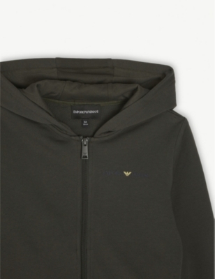 khaki armani tracksuit
