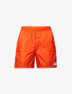 orange gucci shorts