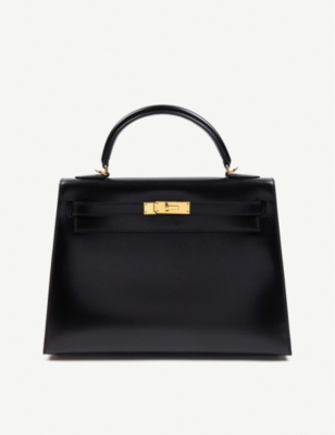 Hermes Kelly 32 leather handbag 